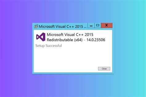 cc+|installing Microsoft Visual C++ 2019 Redistributable Package